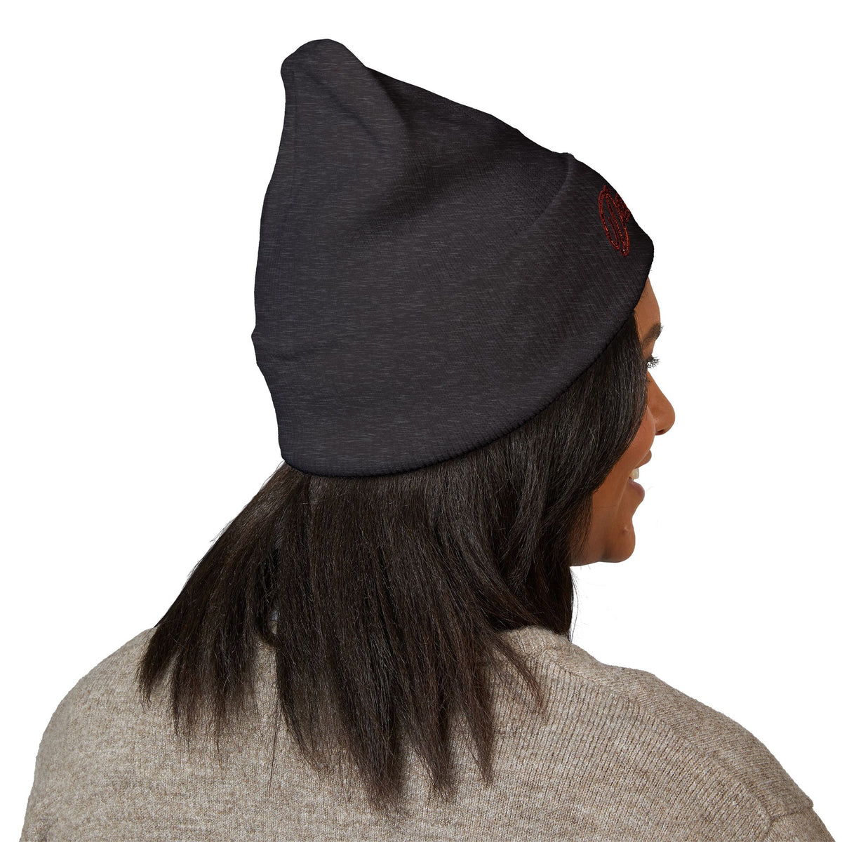 Embroidered 'Dani Kerr' Fall 2026 Cuffed Beanie