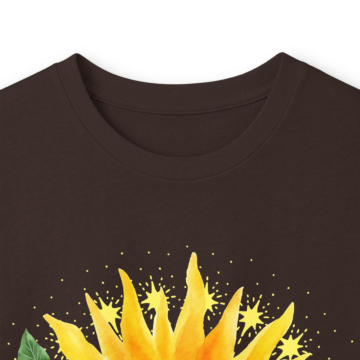 Long Sleeve Tee — "Baby King" Sunflower Graphic