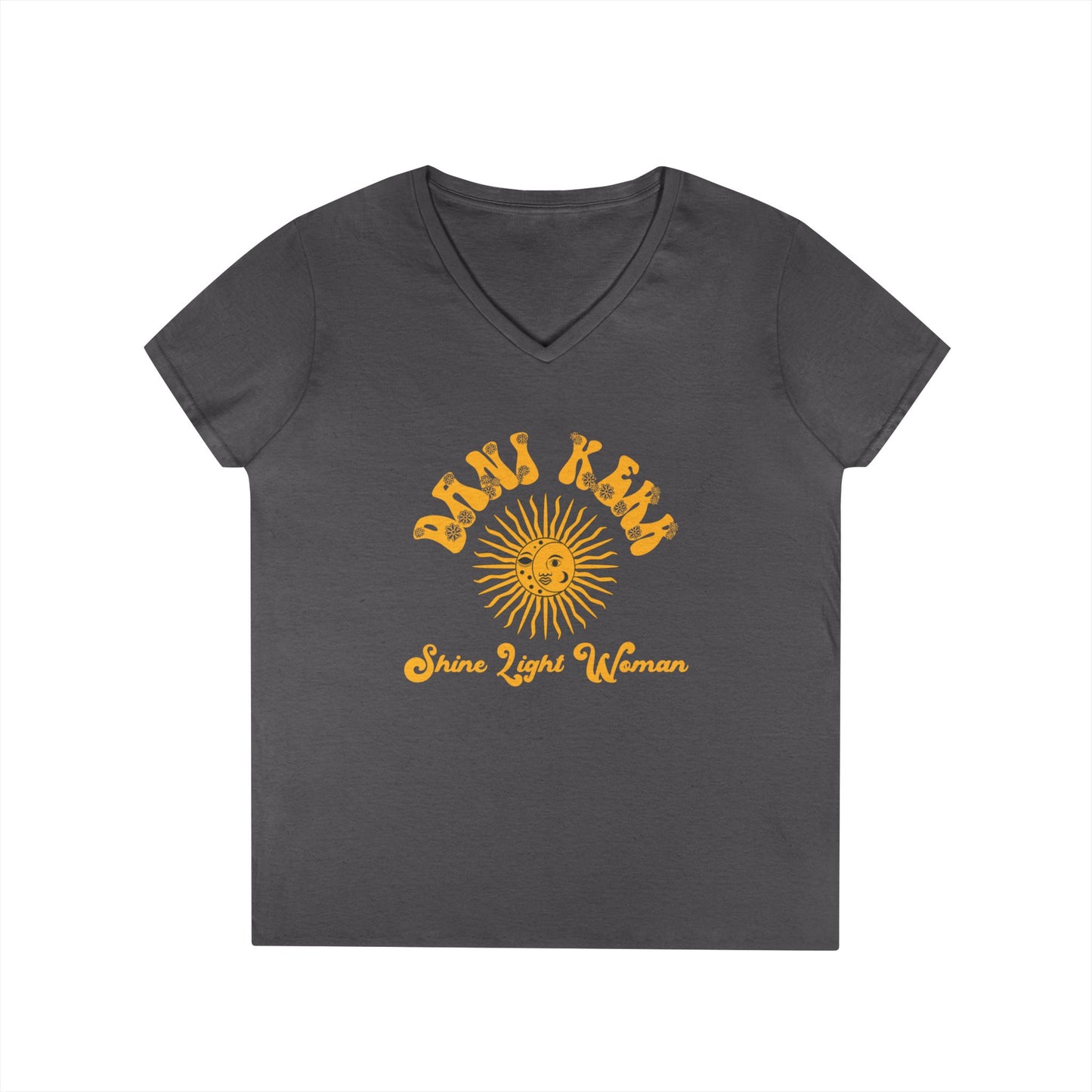 Shine Light Woman Ladies' V-Neck T-Shirt