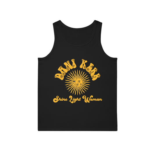 Shine Light Woman Unisex Tank Top