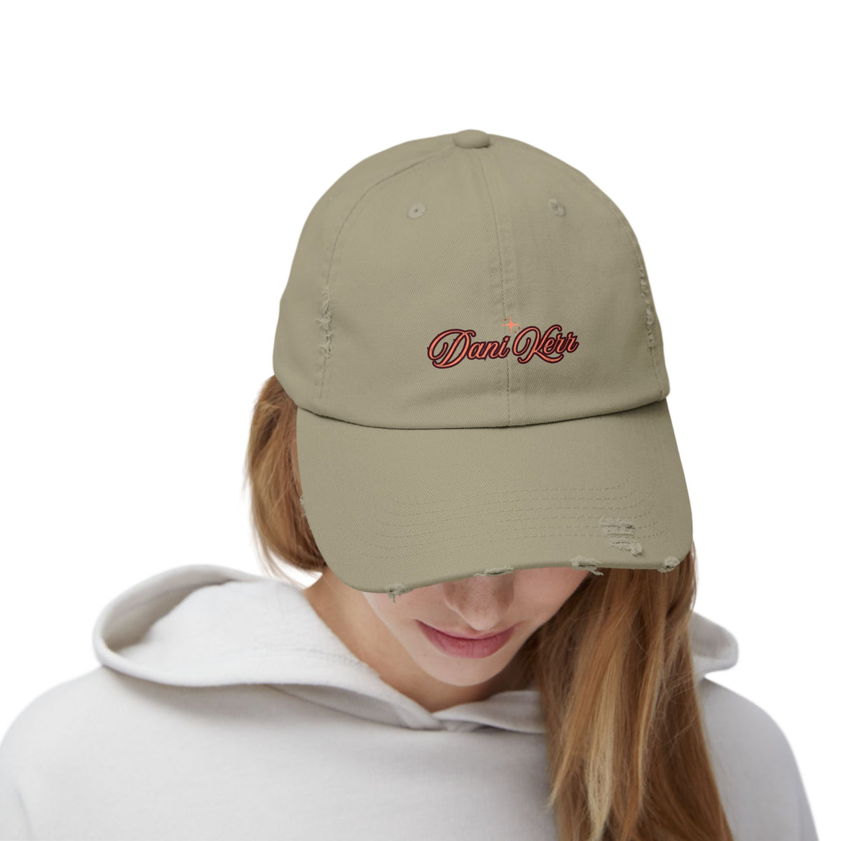 Dani Kerr Fall 2026 Distressed Baseball Cap