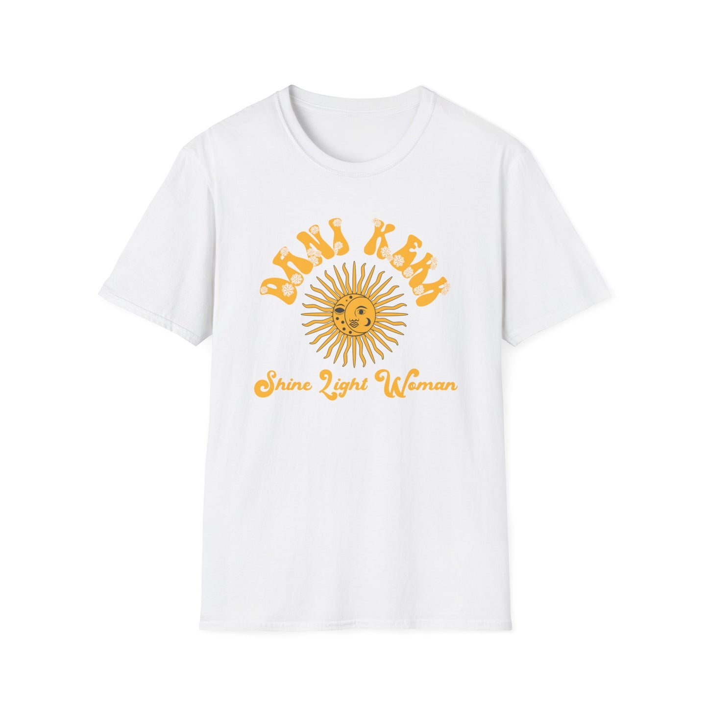 Unisex T-Shirt Shine Light Women Tee, Softstyle Graphic Top