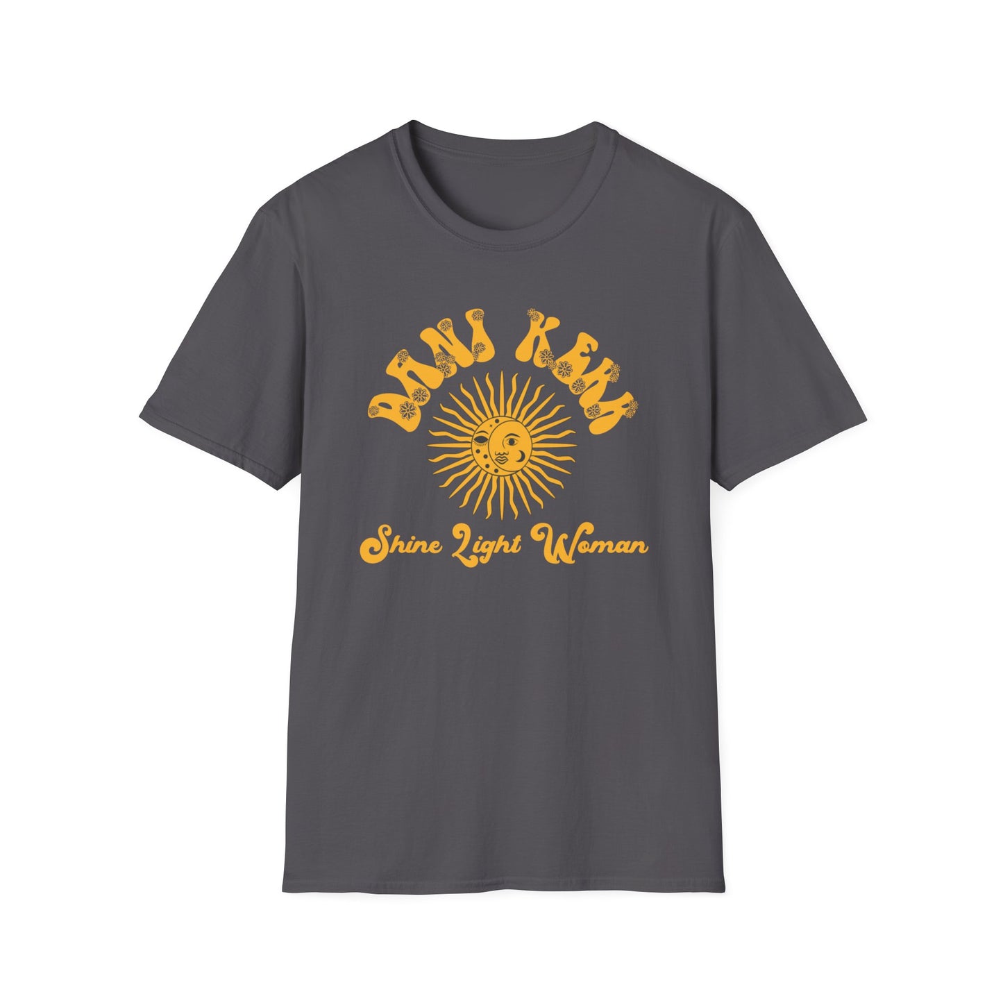 Unisex T-Shirt Shine Light Women Tee, Softstyle Graphic Top