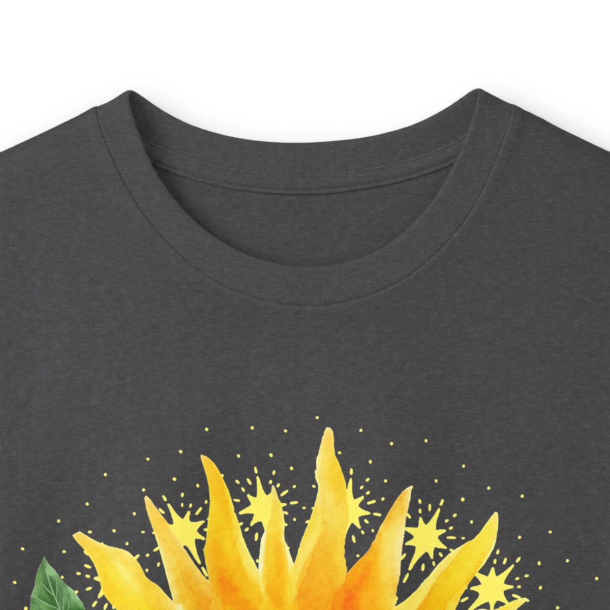 Long Sleeve Tee — "Baby King" Sunflower Graphic