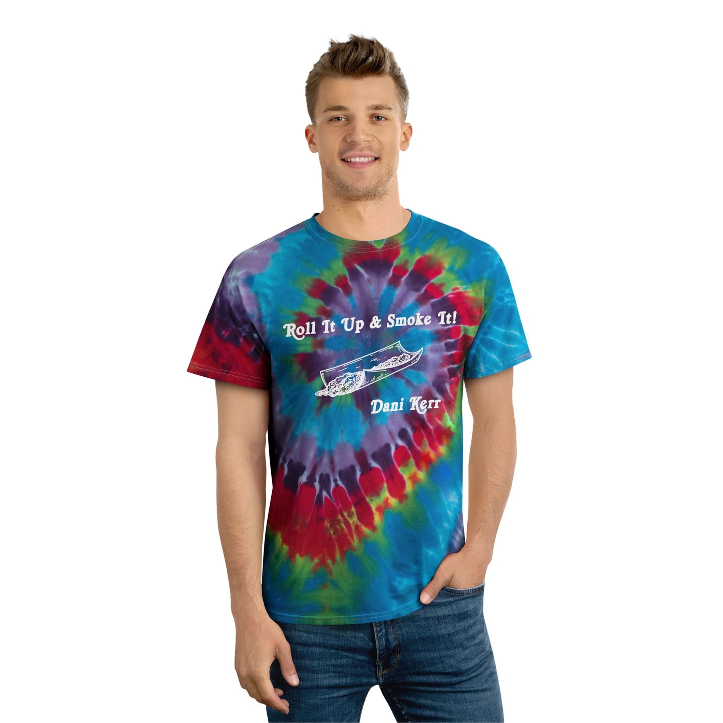 Roll It Up & Smoke It Tie-Dye Tee