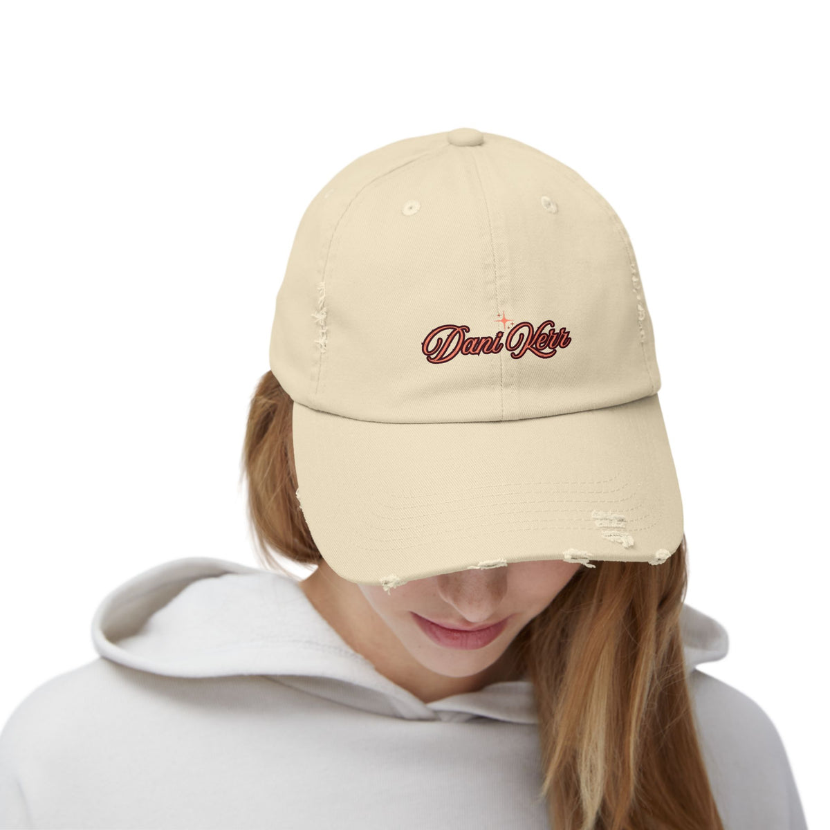 Dani Kerr Fall 2026 Distressed Baseball Cap