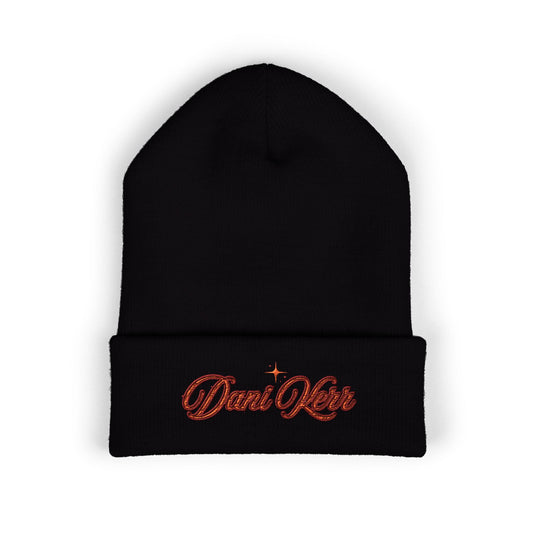 Embroidered 'Dani Kerr' Fall 2026 Cuffed Beanie