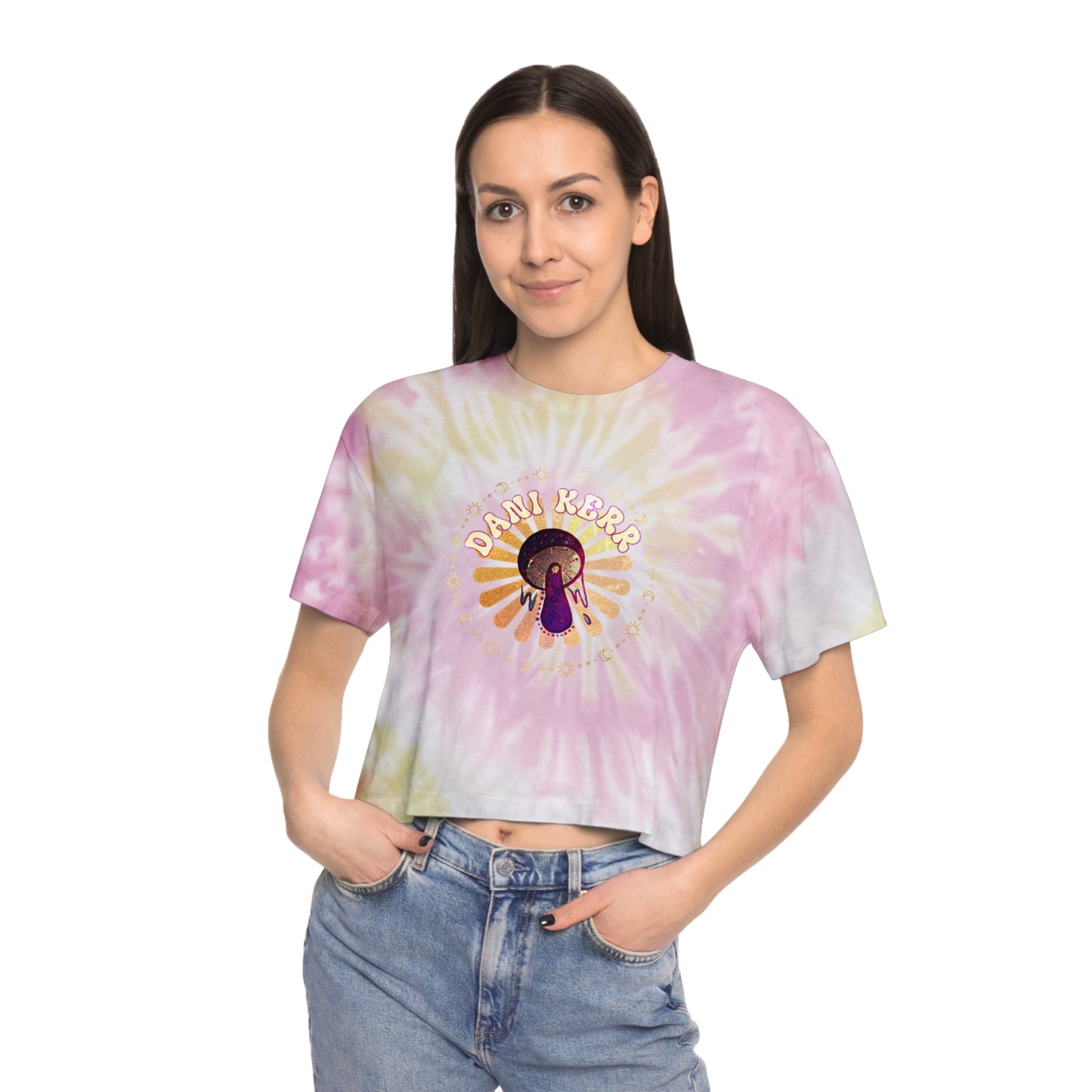 Dani Kerr Women's Tie-Dye Crop Tee