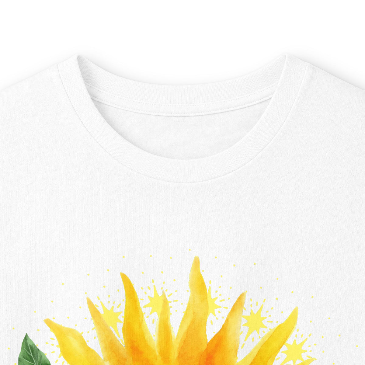 Long Sleeve Tee — "Baby King" Sunflower Graphic